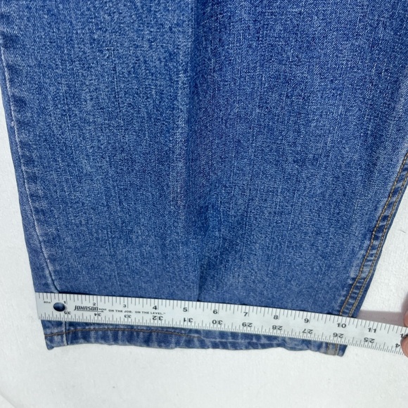Levis 569 Loose Straight Jeans Mens 42/32 Blue Denim Work Comfort Casual 1813 - Picture 6 of 9